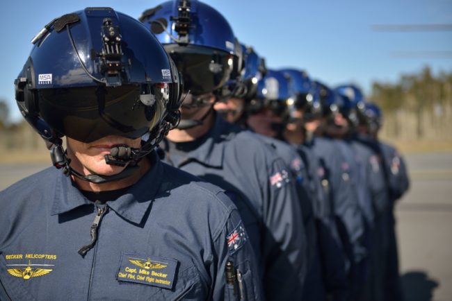 Flight Instructors lined up